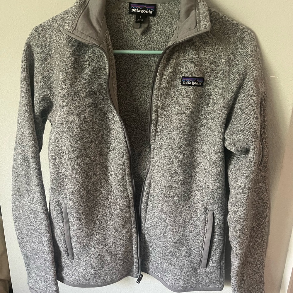 Patagonia Heather Gray Fleece Jacket